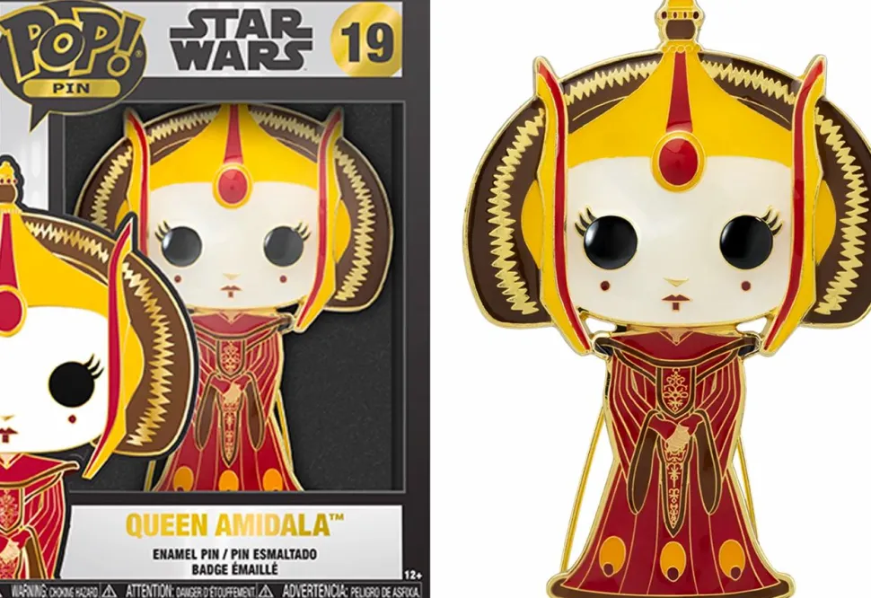 Star Wars Episode I: The Phantom Menace - Queen Amidala 4" Pop! Enamel Pin