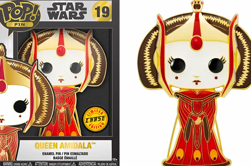 Star Wars Episode I: The Phantom Menace - Queen Amidala 4" Pop! Enamel Pin