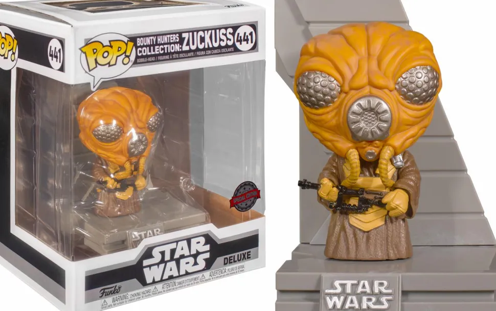 Star Wars Episode V: The Empire Strikes Back - Zuckuss Bounty Hunters Deluxe Pop! Vinyl Figure