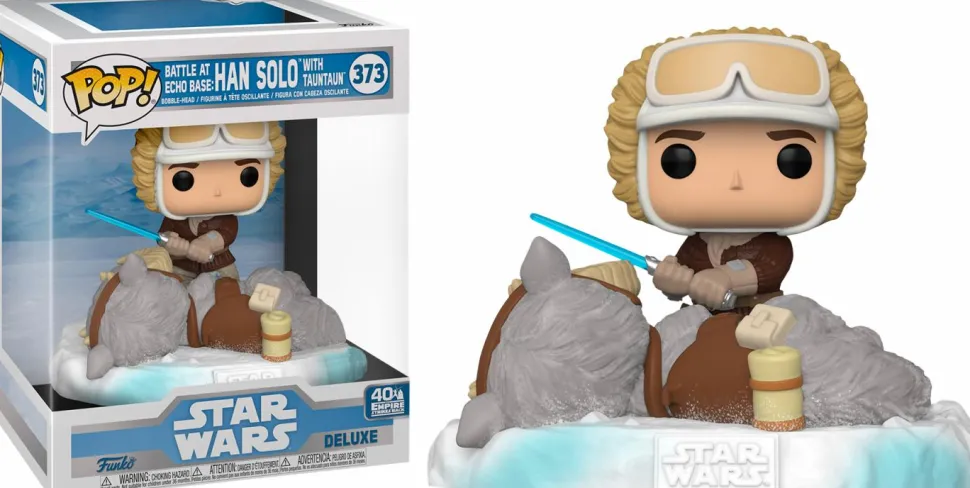 Star Wars Episode v: The Empire Strikes Back - Han Solo with Tauntaun Deluxe Pop! Vinyl Figure