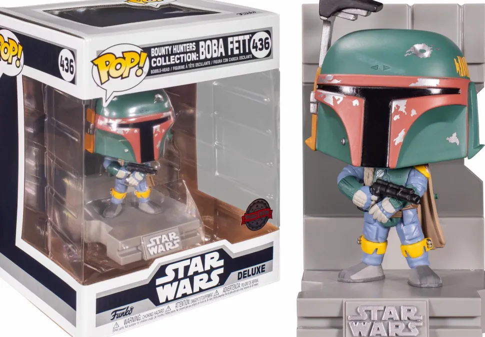 Star Wars Episode V: The Empire Strikes Back - Boba Fett Bounty Hunters Diorama Deluxe Pop! Vinyl Figure