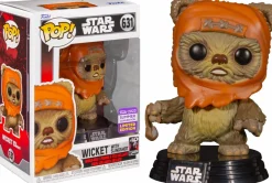 Star Wars Episode VI: Return of the Jedi - Wicket with Slingshot 40th Anniversary Pop! Vinyl Figure (2023 Summer Convention Exclusive)