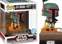 Star Wars Episode VI: Return of the Jedi - Boba Fett Jabba's Skiff 40th Anniversary Build-A-Scene Deluxe Pop! Vinyl Figure
