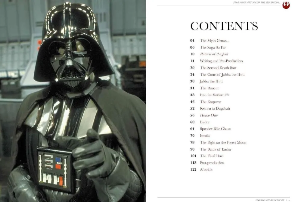 Star Wars Episode VI: Return of the Jedi - The 40th Anniversary Special Edition Hardcover Book