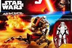 Star Wars Episode VII: The Force Awakens - Desert Assault Walker Vehicle with First Order Stormtrooper Officer 4” Action Figure