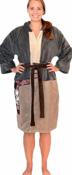Star Wars Episode VII: The Force Awakens - Rey Resistance Hooded Fleece Bathrobe / Dressing Gown (One Size Fits Most)