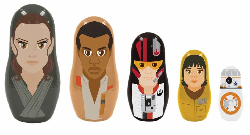 Star Wars Episode VIII: The Last Jedi - The Resistance Nesting Doll Set