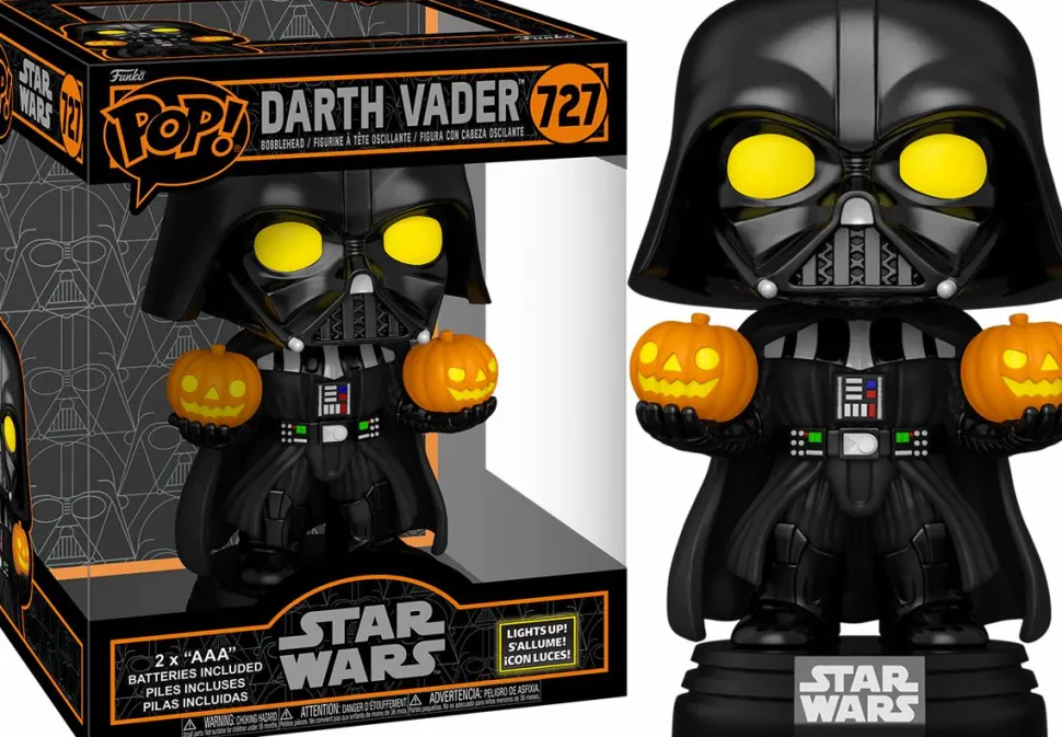 Star Wars: Halloween - Darth Vader (Lights Up) Super Sized 6" Pop! Vinyl Figure