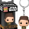 Star Wars: Obi-Wan Kenobi - Young Leia Organa with LO-LA59 (Lola) Pocket Pop! Vinyl Keychain