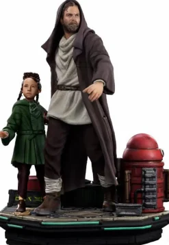 Star Wars: Obi-Wan Kenobi - Obi-Wan & Young Leia Deluxe 1/10th Scale Statue