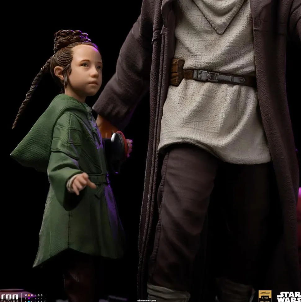 Star Wars: Obi-Wan Kenobi - Obi-Wan & Young Leia Deluxe 1/10th Scale Statue