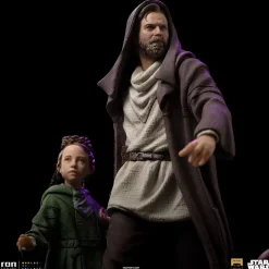 Star Wars: Obi-Wan Kenobi - Obi-Wan & Young Leia Deluxe 1/10th Scale Statue
