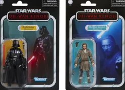 Star Wars: Obi-Wan Kenobi - Obi-Wan Kenobi (Showdown) & Darth Vader (Showdown) Vintage Collection Kenner 3.75