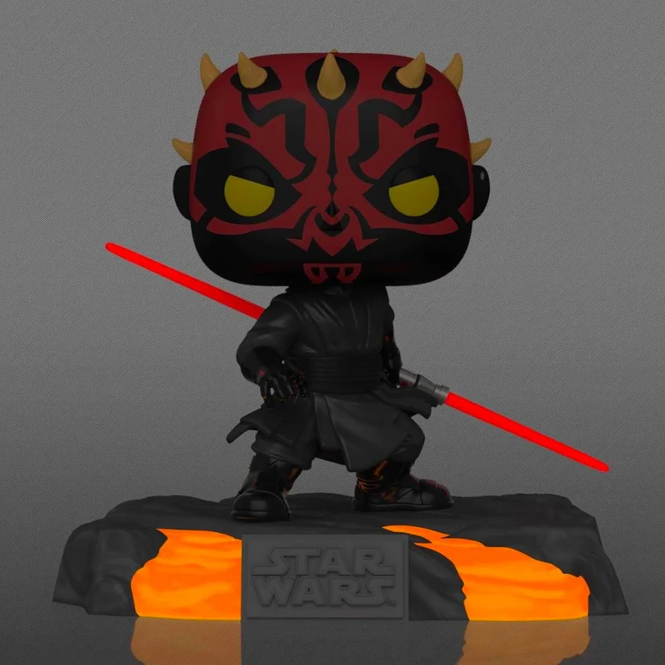 Star Wars: Red Saber Series Volume 1 - Darth Maul Glow in the Dark Deluxe Pop! Vinyl Figure