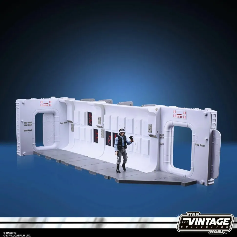 Star Wars: Rogue One - Tantive IV Hallway with Rebel Fleet Trooper Vintage Collection Kenner 3.75” Scale Action Figure Diorama Playset
