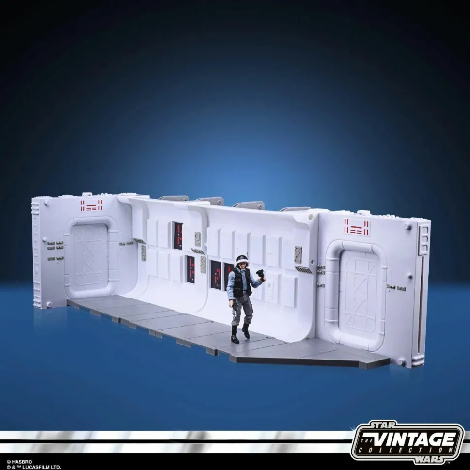 Star Wars: Rogue One - Tantive IV Hallway with Rebel Fleet Trooper Vintage Collection Kenner 3.75” Scale Action Figure Diorama Playset