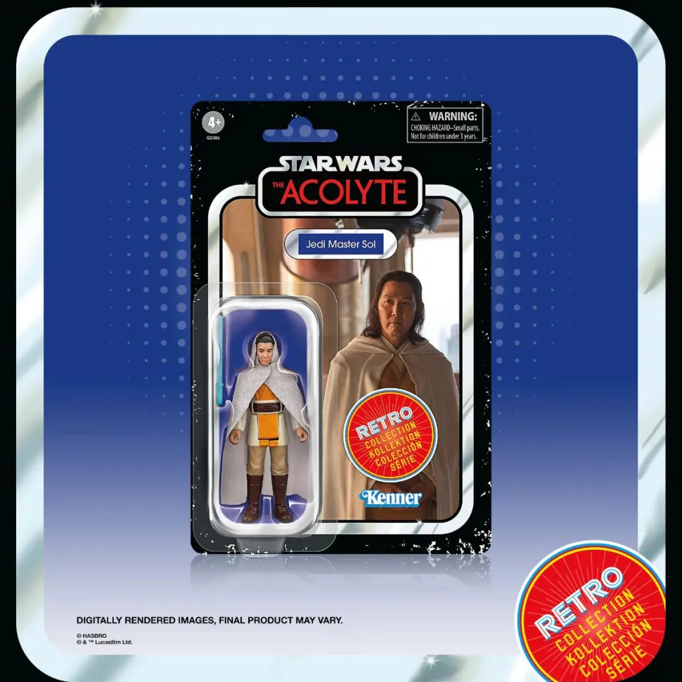 Star Wars: The Acolyte - Mother Aniseya, Yord Fandar, Mae, Master Sol, Osha Aniseya & Jecki Lon Retro Collection Kenner 3.75" Action Figure 6-Pack