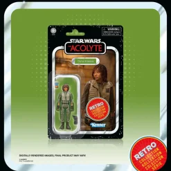 Star Wars: The Acolyte - Mother Aniseya, Yord Fandar, Mae, Master Sol, Osha Aniseya & Jecki Lon Retro Collection Kenner 3.75