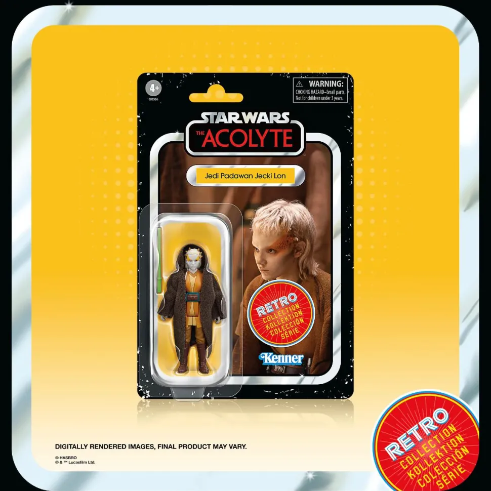 Star Wars: The Acolyte - Mother Aniseya, Yord Fandar, Mae, Master Sol, Osha Aniseya & Jecki Lon Retro Collection Kenner 3.75" Action Figure 6-Pack
