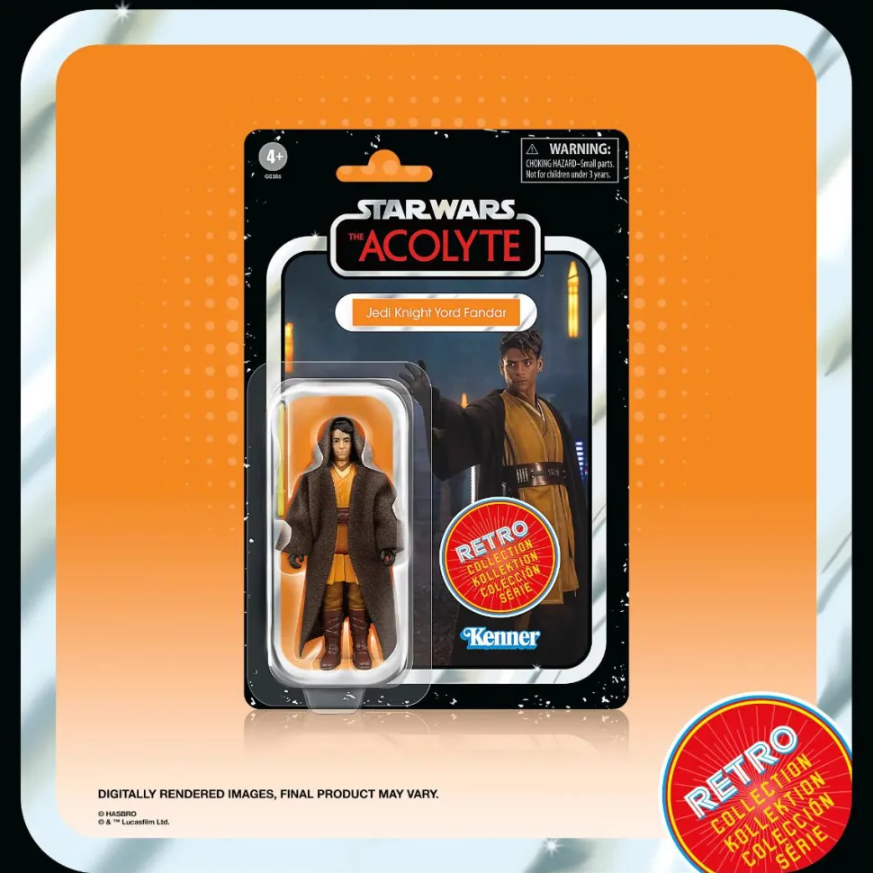 Star Wars: The Acolyte - Mother Aniseya, Yord Fandar, Mae, Master Sol, Osha Aniseya & Jecki Lon Retro Collection Kenner 3.75" Action Figure 6-Pack