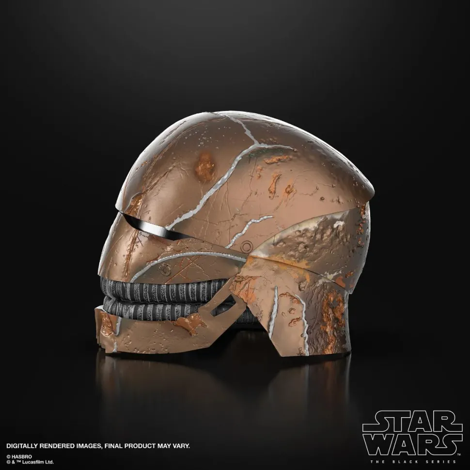 Star Wars: The Acolyte - The Stranger Premium Electronic Helmet Black Series 1:1 Scale Life-Size Prop Replica