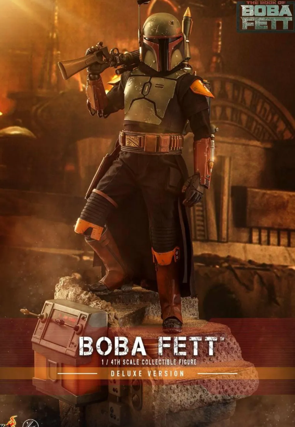 Star Wars: The Book of Boba Fett - Boba Fett Deluxe 1/4 Scale Hot Toys Action Figure