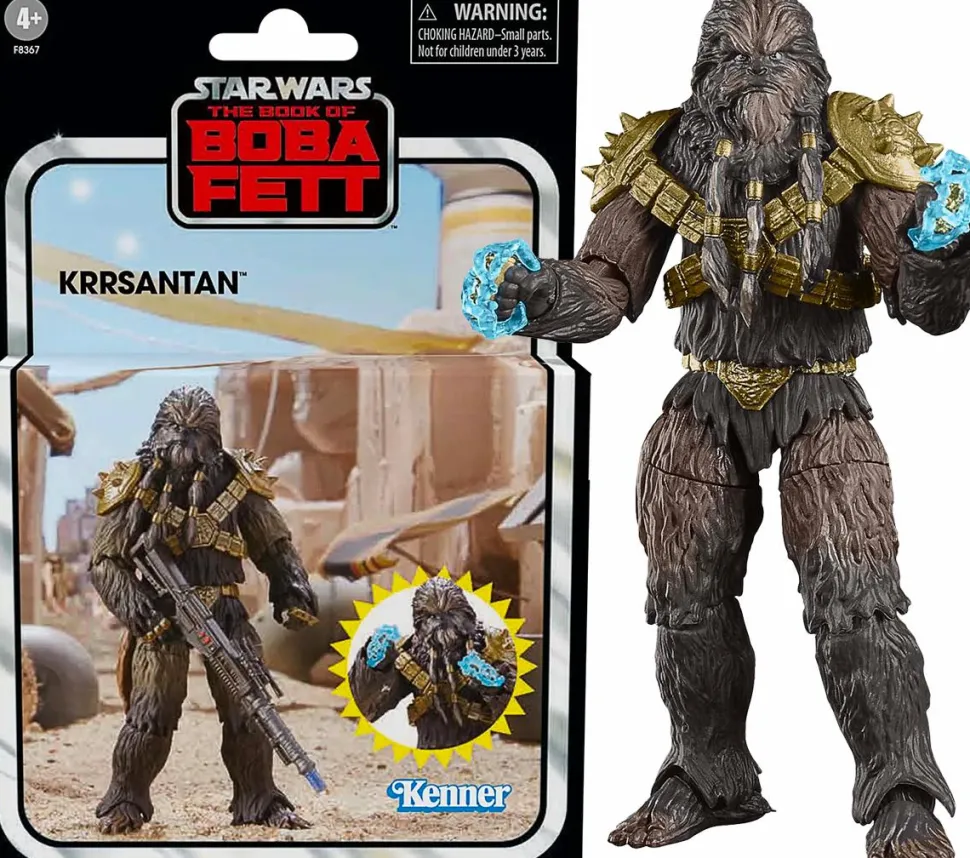 Star Wars: The Book of Boba Fett - Krrsantan Black Series Vintage Collection Kenner 3.75" Scale Action Figure