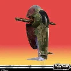 Star Wars: The Book of Boba Fett - Boba Fett’s Starship & Boba Fett Vintage Collection Kenner 3.75” Scale Action Figure Vehicle Playset