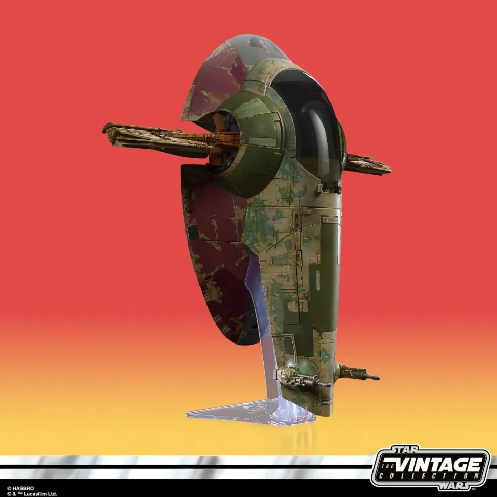 Star Wars: The Book of Boba Fett - Boba Fett’s Starship & Boba Fett Vintage Collection Kenner 3.75” Scale Action Figure Vehicle Playset