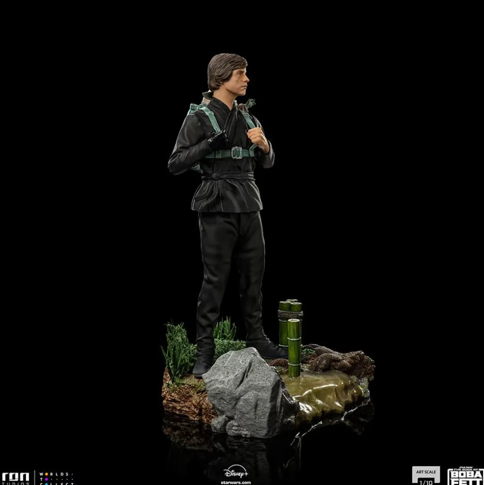 Star Wars: The Book of Boba Fett - Luke & Grogu Training 1/10th Scale Statue