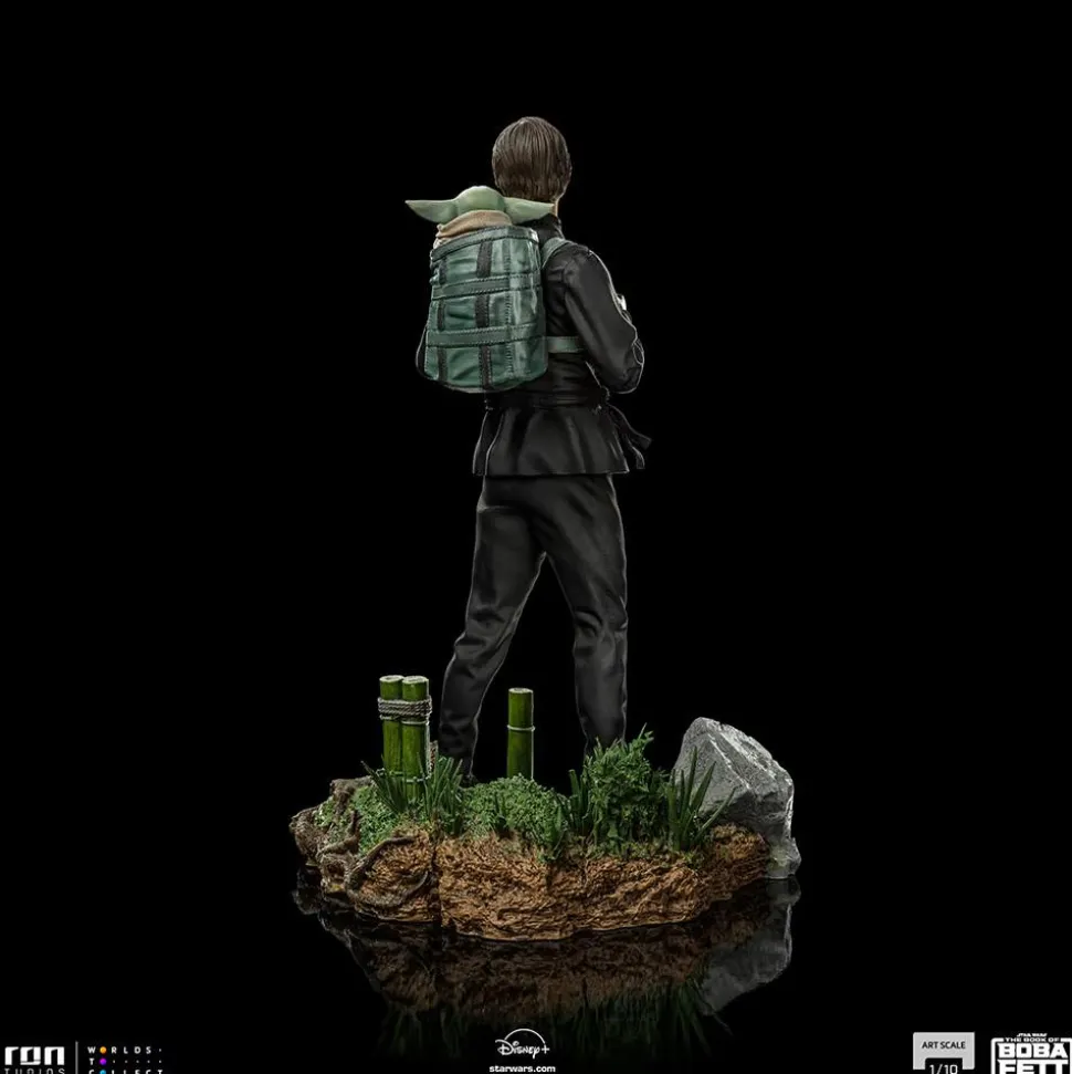 Star Wars: The Book of Boba Fett - Luke & Grogu Training 1/10th Scale Statue