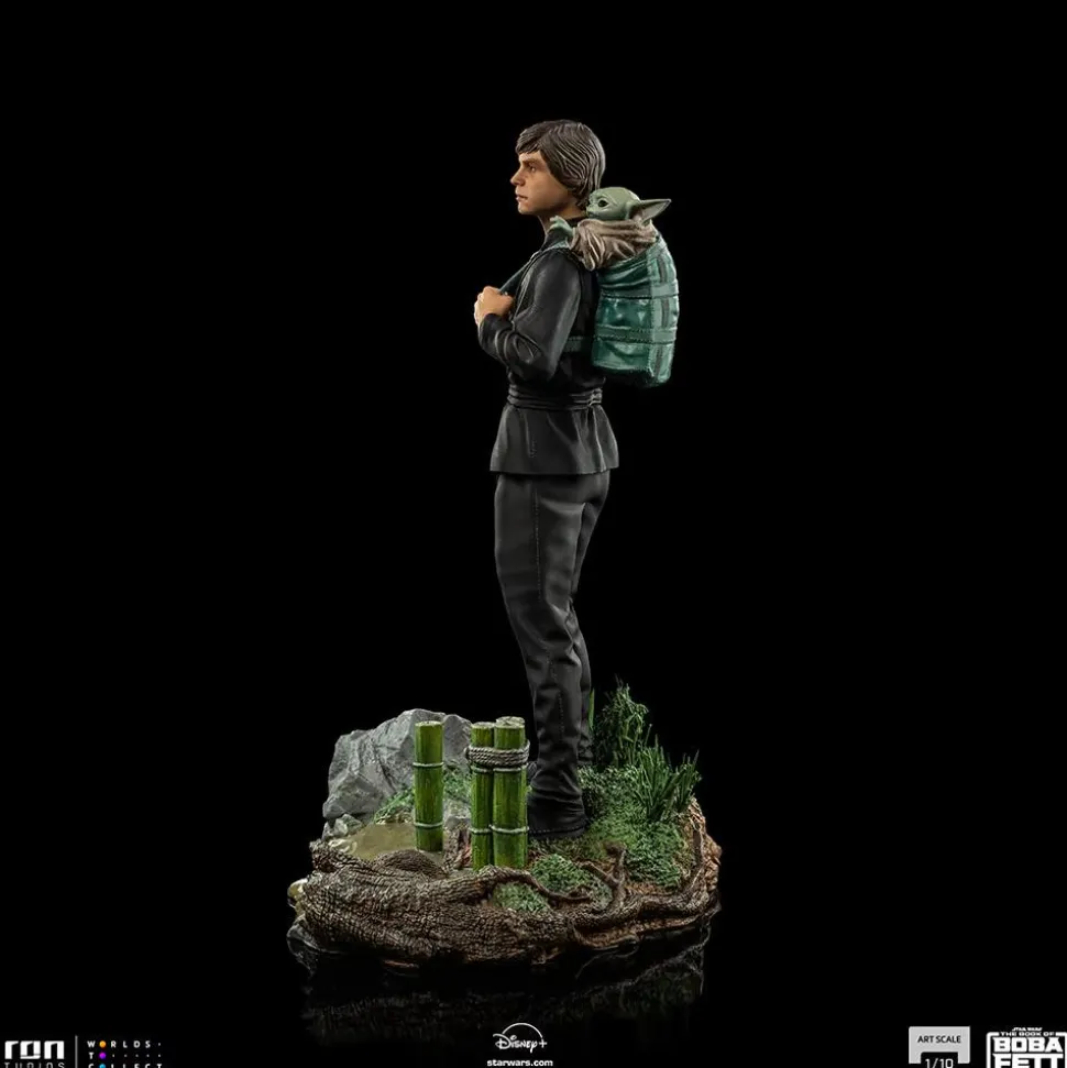 Star Wars: The Book of Boba Fett - Luke & Grogu Training 1/10th Scale Statue