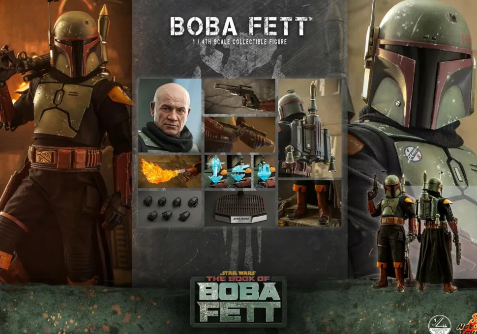 Star Wars: The Book of Boba Fett - Boba Fett 1/4 Scale Hot Toys Action Figure