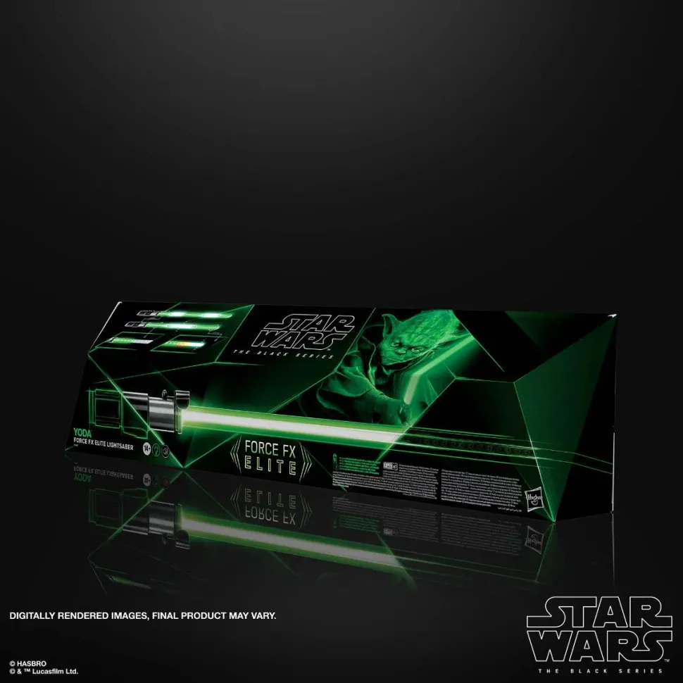 Star Wars: The Book of Boba Fett - Yoda Black Series Force FX Elite Lightsaber 1:1 Scale Life-Size Prop Replica