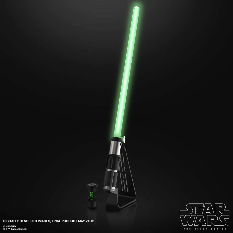 Star Wars: The Book of Boba Fett - Yoda Black Series Force FX Elite Lightsaber 1:1 Scale Life-Size Prop Replica