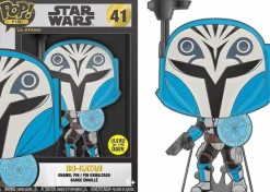 Star Wars: The Clone Wars - Bo-Katan Glow-in-the-Dark 4" Enamel Pop! Pin