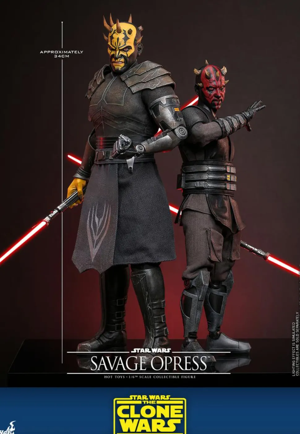 Star Wars: The Clone Wars - Savage Opress 1/6th Scale Hot Toys Action Figure