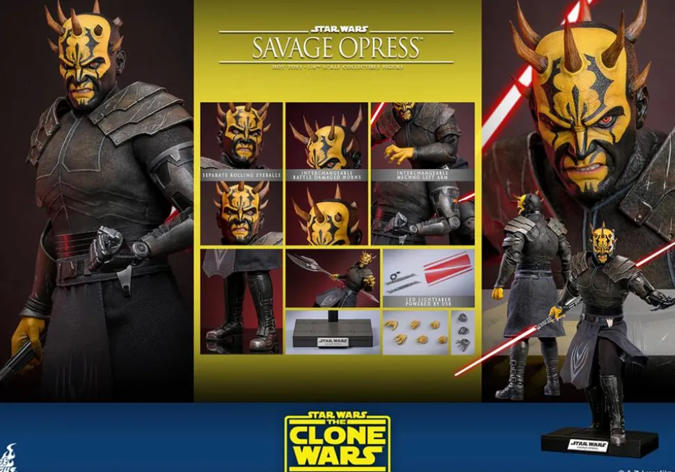 Star Wars: The Clone Wars - Savage Opress 1/6th Scale Hot Toys Action Figure