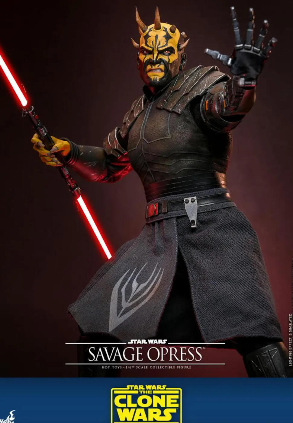 Star Wars: The Clone Wars - Savage Opress 1/6th Scale Hot Toys Action Figure
