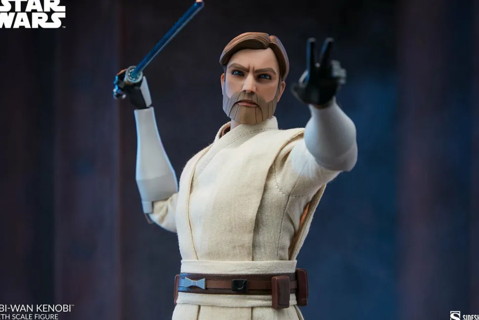 Star Wars: The Clone Wars - Obi-Wan Kenobi 1/6th Scale Action Figure