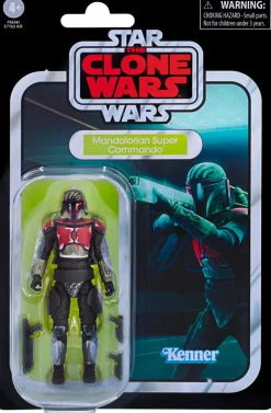 Star Wars: The Clone Wars - Mandalorian Super Commando Vintage Collection Kenner 3.75” Scale Action Figure