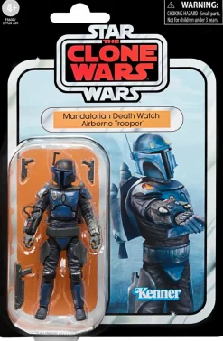 Star Wars: The Clone Wars - Mandalorian Death Watch Airborne Trooper Vintage Collection Kenner 3.75” Scale Action Figure