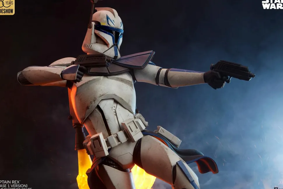 Star Wars: The Clone Wars - Captain Rex (Phase 1 Version) Premium Format Statue (Sideshow Exclusive)