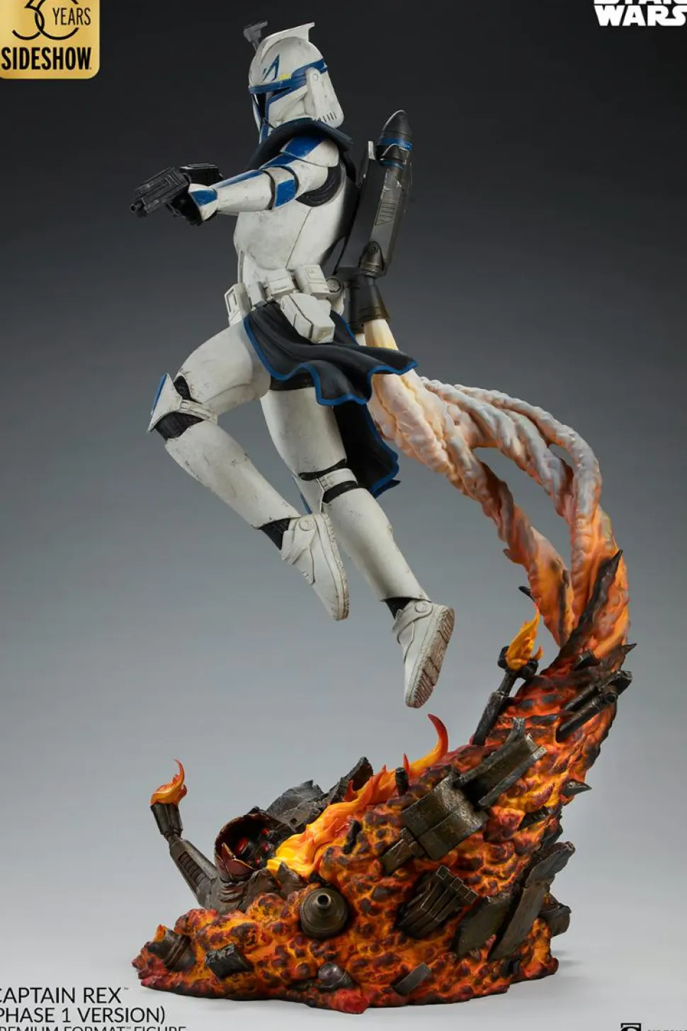 Star Wars: The Clone Wars - Captain Rex (Phase 1 Version) Premium Format Statue (Sideshow Exclusive)