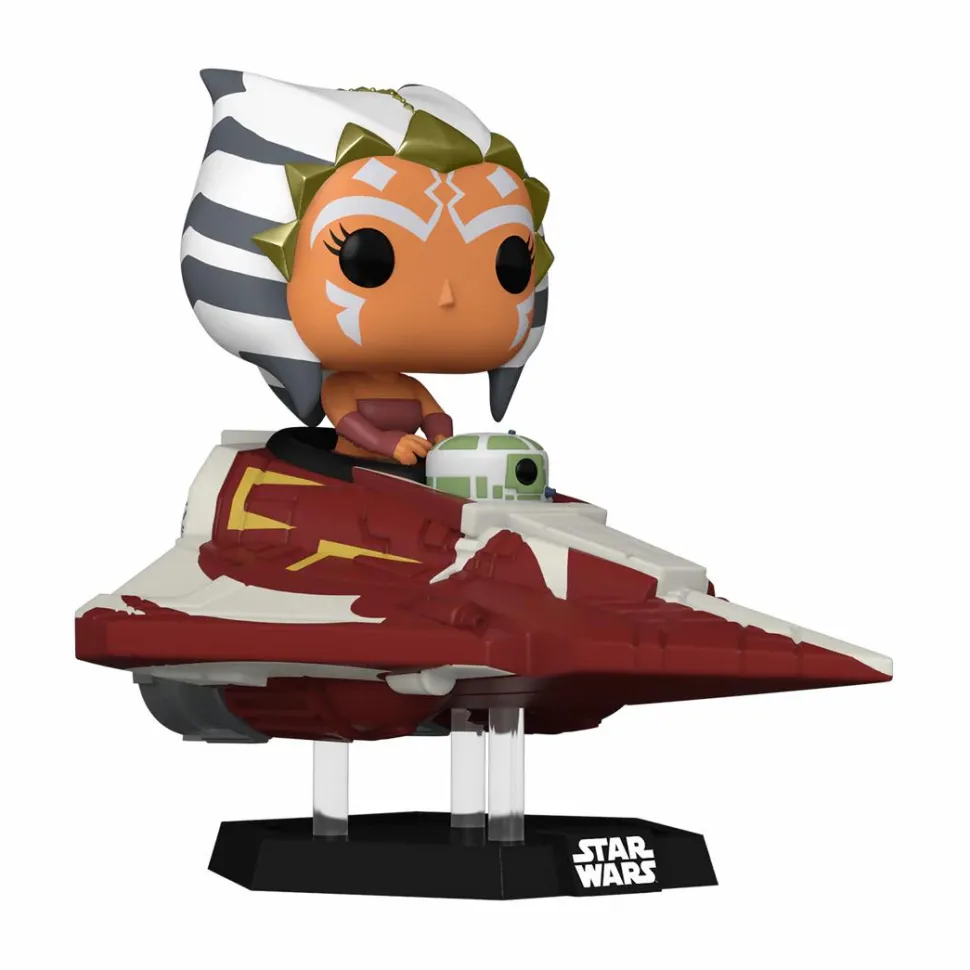 Star Wars: The Clone Wars - Ahsoka Tano in Delta-7B Jedi Starfighter Pop! Rides Vinyl Figure