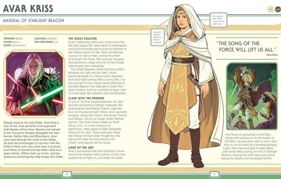 Star Wars: The High Republic - Character Encyclopedia Hardcover Book