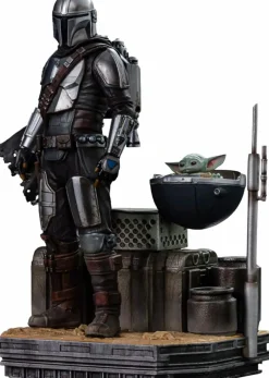 Star Wars: The Mandalorian - Din Djarin & Din Grogu 1/10th Scale Statue