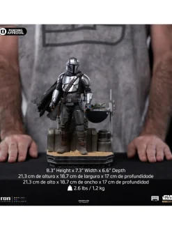 Star Wars: The Mandalorian - Din Djarin & Din Grogu 1/10th Scale Statue