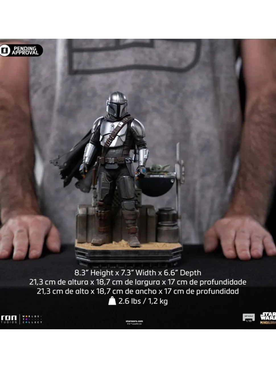 Star Wars: The Mandalorian - Din Djarin & Din Grogu 1/10th Scale Statue