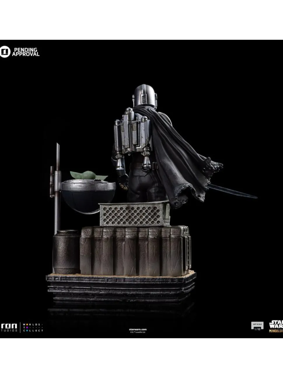 Star Wars: The Mandalorian - Din Djarin & Din Grogu 1/10th Scale Statue